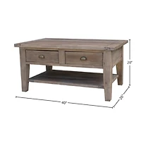 Irish Coast Small Coffee Table - Sundried