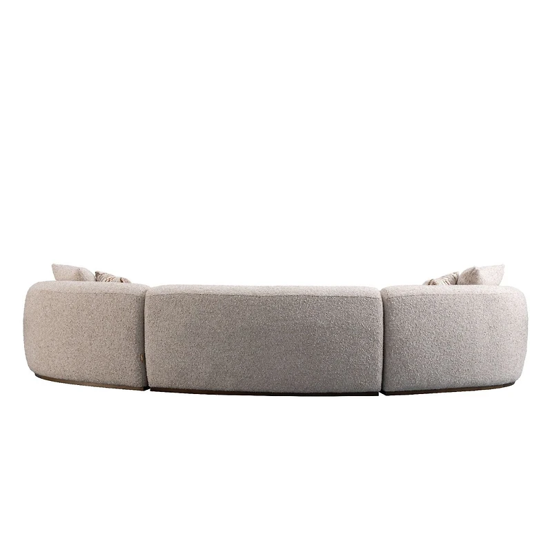 Isla 3-Piece Modular Curved Sofa