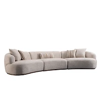 Isla 3-Piece Modular Curved Sofa