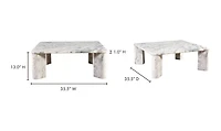 Segment Coffee Table Ashen Grey