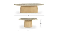 Carly Coffee Table Panther Stone