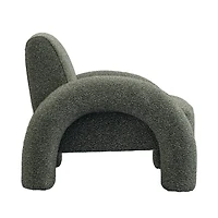 Alva Premium Boucle Accent Chair – Green
