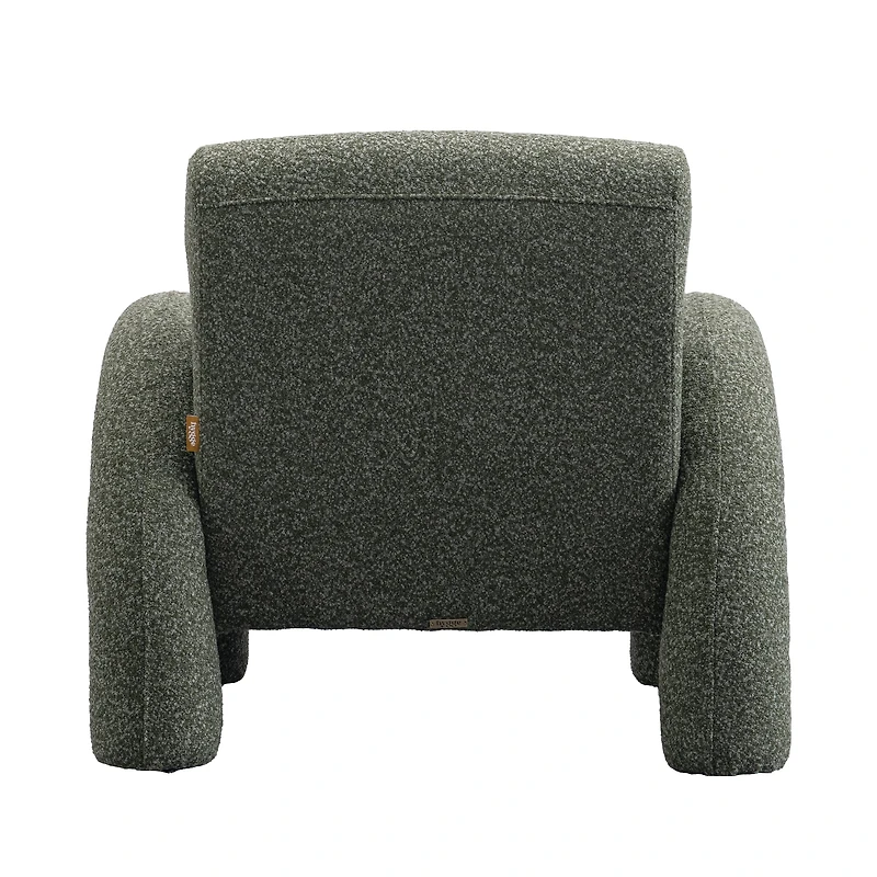 Alva Premium Boucle Accent Chair – Green