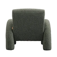 Alva Premium Boucle Accent Chair – Green