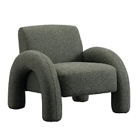 Alva Premium Boucle Accent Chair – Green