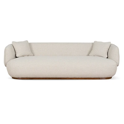 Luna Boucle Sofa w/2 Pillows