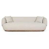 Luna Boucle Sofa w/2 Pillows