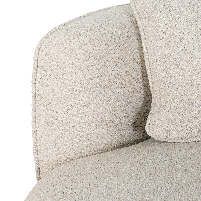 Luna Boucle Sofa w/2 Pillows