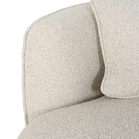 Luna Boucle Sofa w/2 Pillows