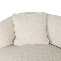 Luna Boucle Sofa w/2 Pillows