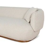 Luna Boucle Sofa w/2 Pillows
