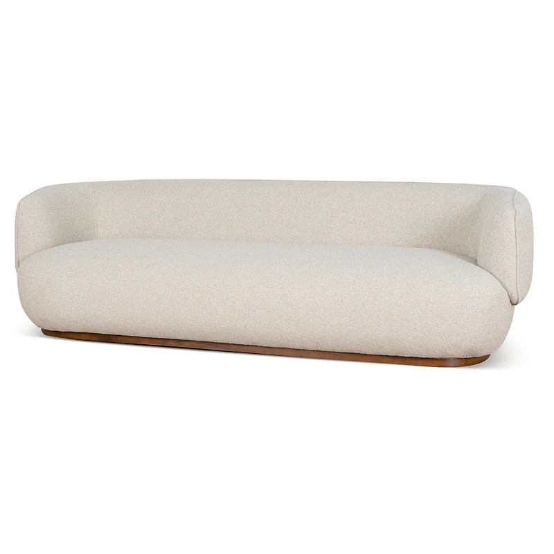 Luna Boucle Sofa w/2 Pillows