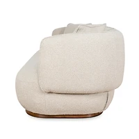 Luna Boucle Sofa w/2 Pillows