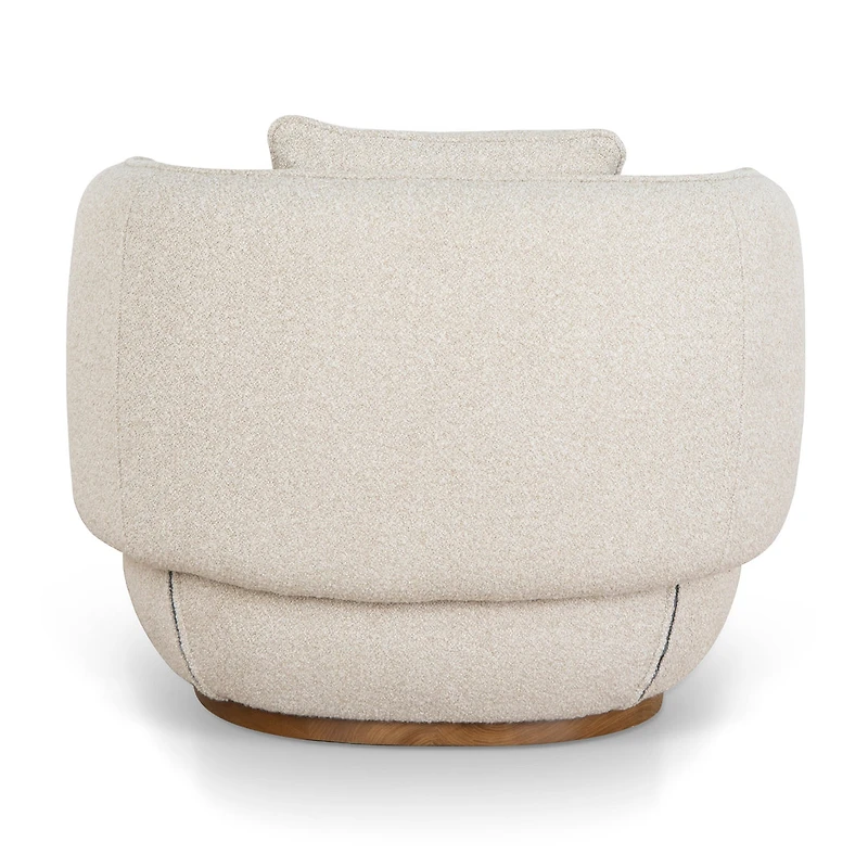 Luna Premium Boucle Accent Chair - Beige