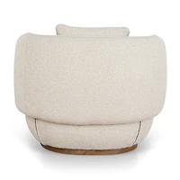 Luna Premium Boucle Accent Chair - Beige