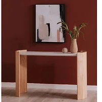 Dala Console Table White