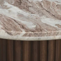 Pre - sale Only: Marbrello Marble Top Side Table