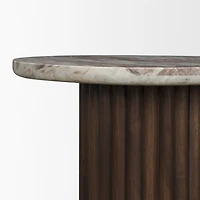Pre - sale Only: Marbrello Marble Top Side Table