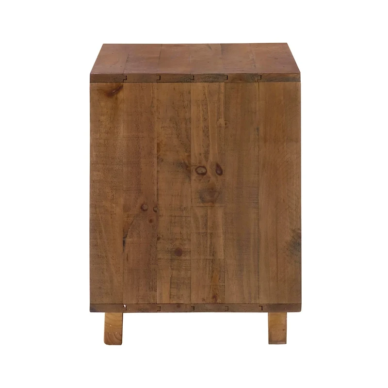 Nevada Nightstand - Dark Driftwood