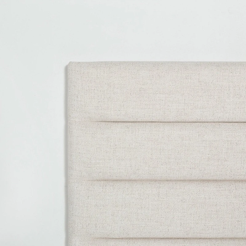 Justin Double Storage Bed Tall - Cream