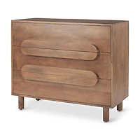 Astrid Solid Wood 3-Drawer Cabinet