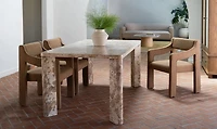 Segment Dining Table Panther Stone Beige