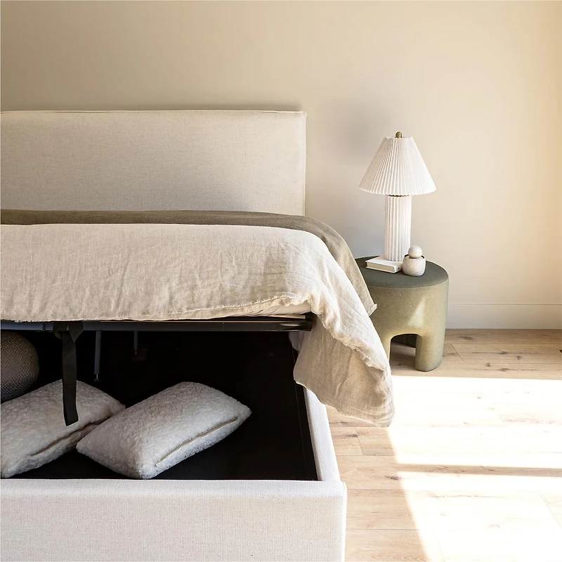 Julia Storage Bed - Cream