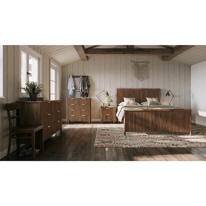 Britanica 2 Drawer Nightstand