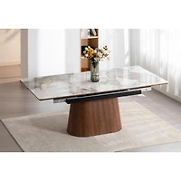 Hyld Extendable Dining Table with Ceramic Top