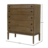 West 5 Drawer Chest