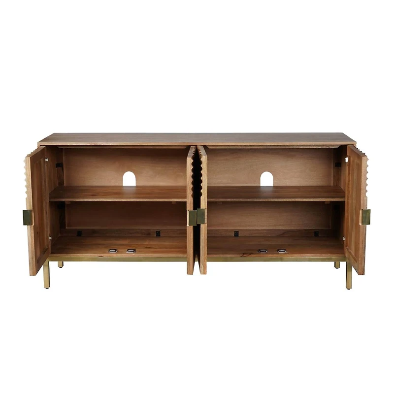 Asher 4 Door Accent Cabinet