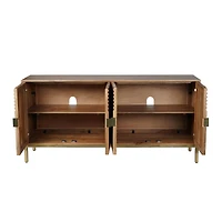 Asher 4 Door Accent Cabinet