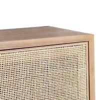 Rattan 3 Door Sideboard - Natural