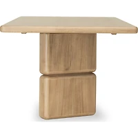 Nelly Rectangular Acacia Wood Dining Table – Lioness Finish
