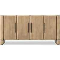 Nelly 4-Door Acacia Wood Sideboard — Lioness Finish