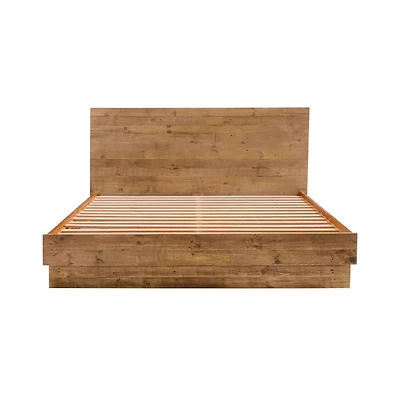 Nevada King Bed - Dark Driftwood