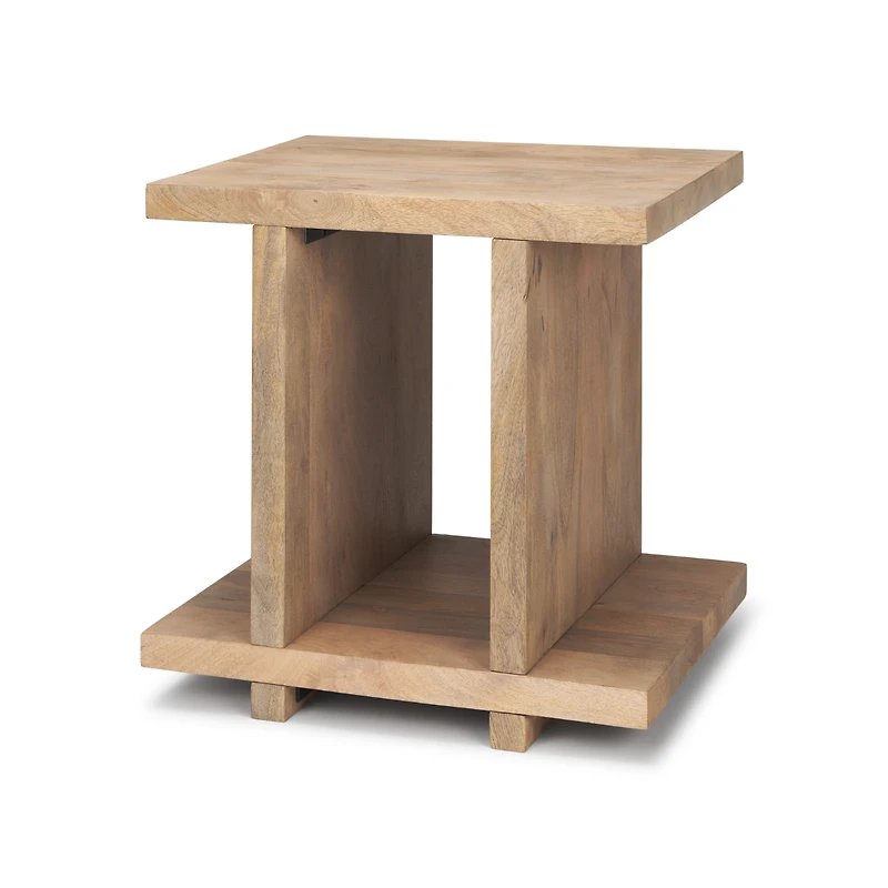 Nohr Light Brown Accent Table