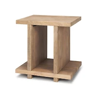 Nohr Light Brown Accent Table