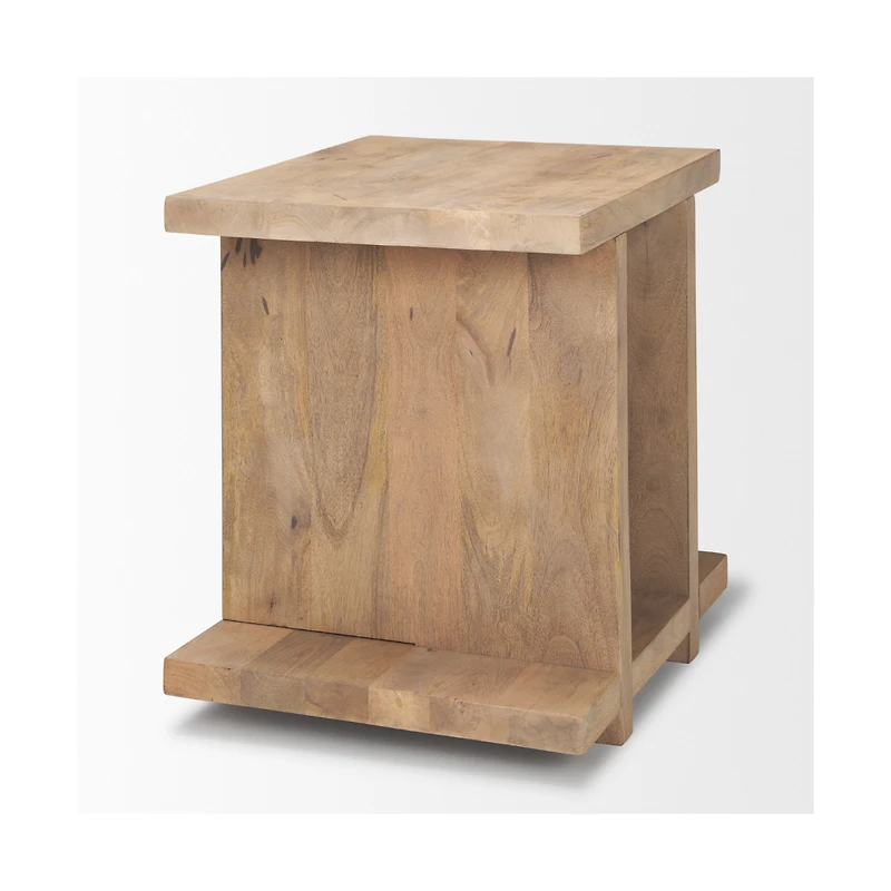 Nohr Light Brown Accent Table