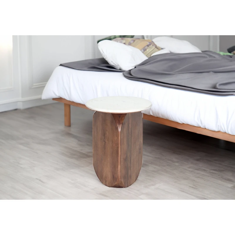 Abelone Side Table with Top