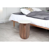 Abelone Side Table with Top