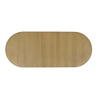 Nord 101" Double Pedestal Dining Table – Natural Oak Finish