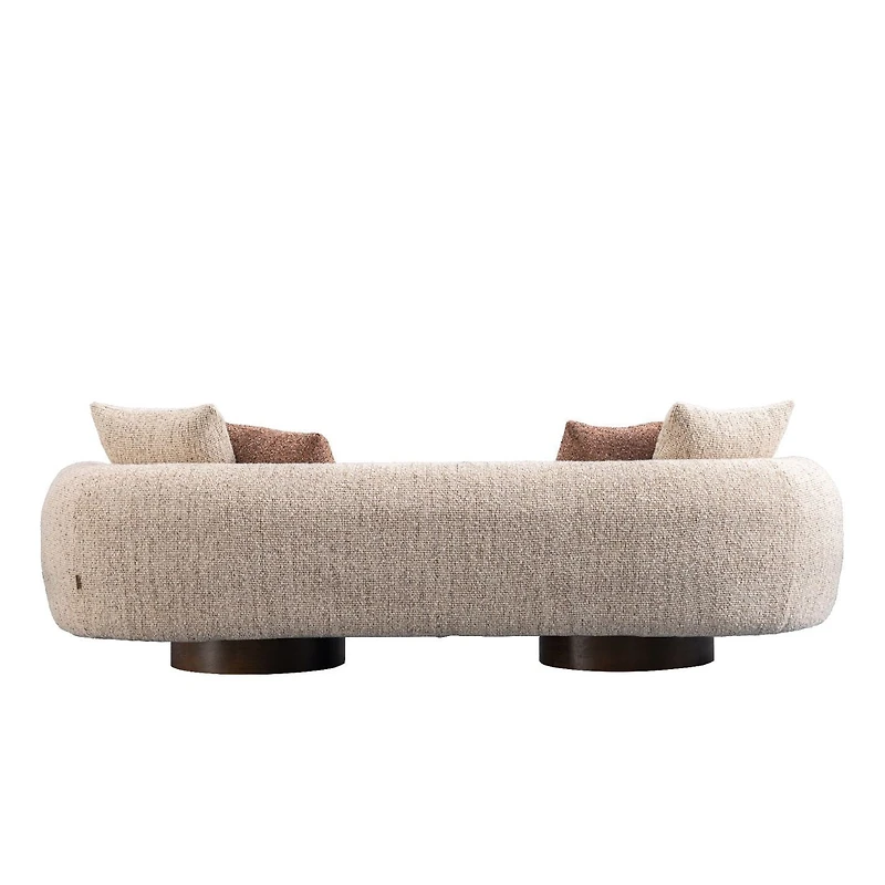 Ovolo 3-Seater Curved Sofa