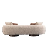 Ovolo 3-Seater Curved Sofa