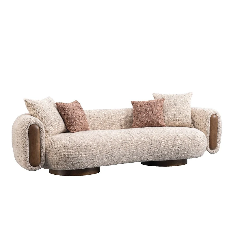 Ovolo 3-Seater Curved Sofa