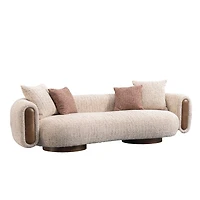 Ovolo 3-Seater Curved Sofa
