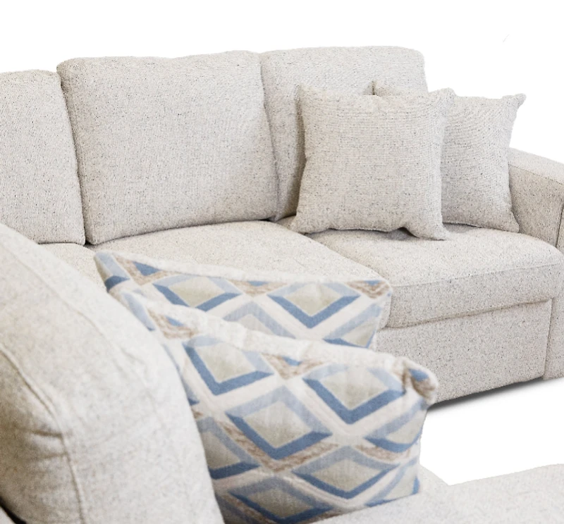 pixie Large- Pull out sectional-Quartz
