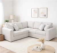 pixie Large- Pull out sectional-Quartz