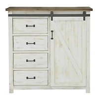 Provence 4 Drawer Chest With 1 Door