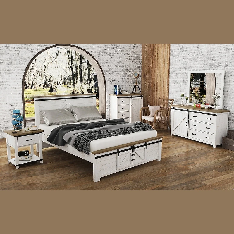 Provence 4 Drawer Chest With 1 Door